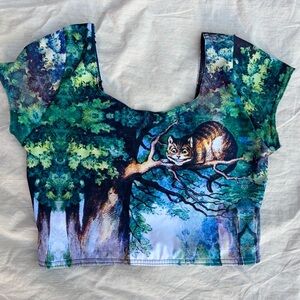 Blackmilk Alice in Woderland Nana top. Size Medium.